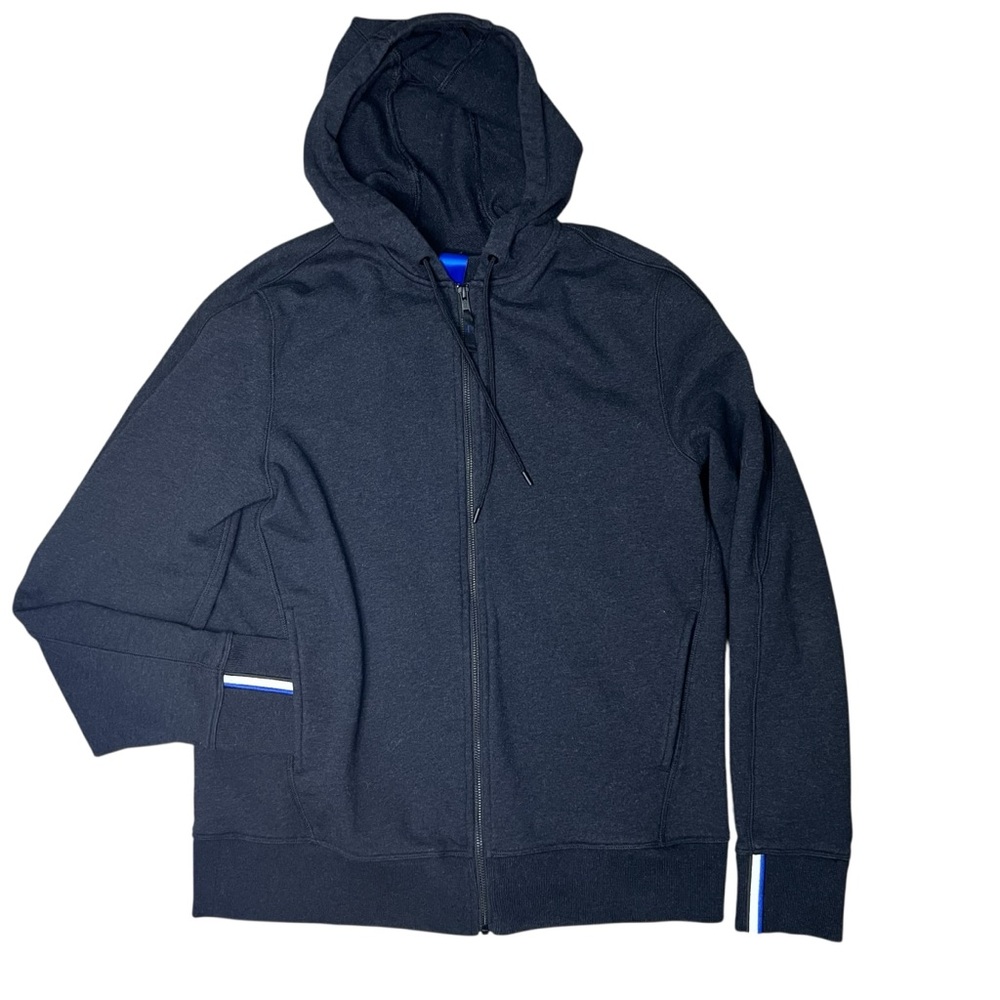 Kit and Ace 100% Cotton Zip Hoodie Size M Dark Gray - Picture 2 of 10